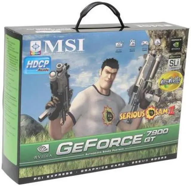 Alt view image 6 of 6 - MSI GeForce 7900GT 256MB GDDR3 PCI Express x16 SLI Support Graphics Card NX7900GT-VT2D256E-HD