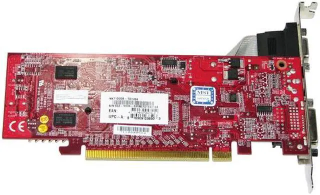 Alt view image 3 of 3 - MSI GeForce 7100GS 512MB(128MB on Board) GDDR2 PCI Express x16 SLI Support Graphics Card NX7100GS-TD128E