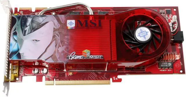 Alt view image 2 of 7 - MSI Radeon X1950PRO 512MB GDDR3 PCI Express x16 CrossFireX Support Graphics Card RX1950PRO-VT2D512E