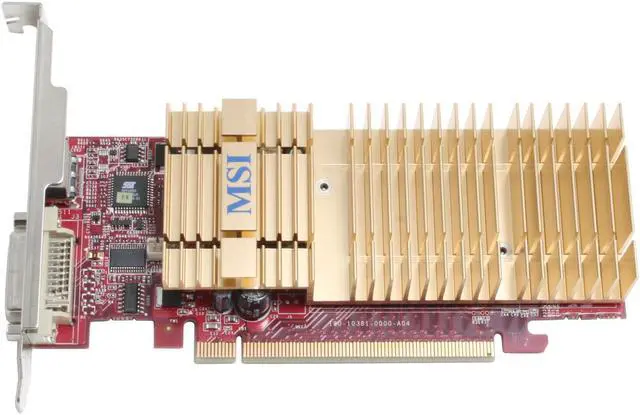 Alt view image 3 of 7 - MSI GeForce 7300GS 256MB GDDR2 PCI Express x16 Low Profile Graphics Card NX7300GS-MD256EH