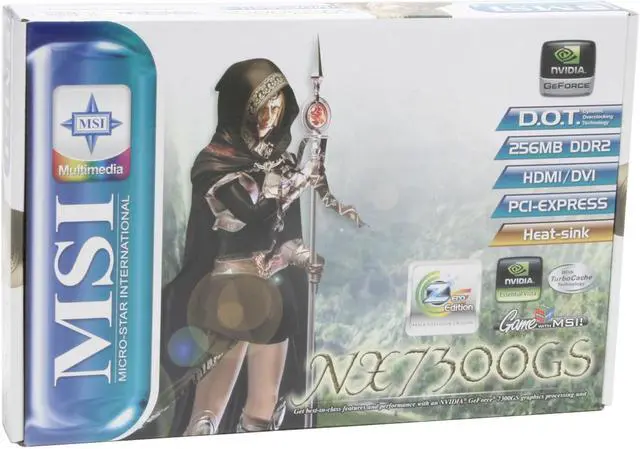 Alt view image 7 of 7 - MSI GeForce 7300GS 256MB GDDR2 PCI Express x16 Low Profile Graphics Card NX7300GS-MD256EH