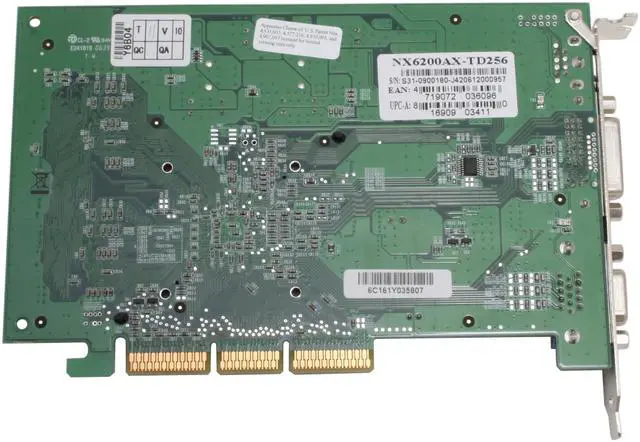 Alt view image 4 of 6 - MSI GeForce 6200 256MB GDDR2 AGP 4X/8X Graphics Card NX6200AX-TD256