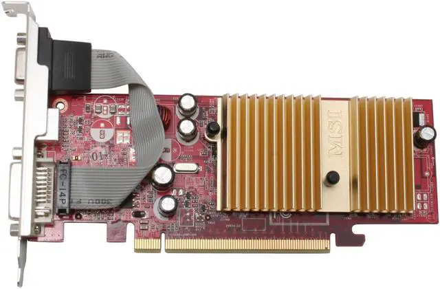 Alt view image 3 of 6 - MSI GeForce 6200LE 256MB(64MB on Board) GDDR2 PCI Express x16 Graphics Card NX6200LE-TD64E
