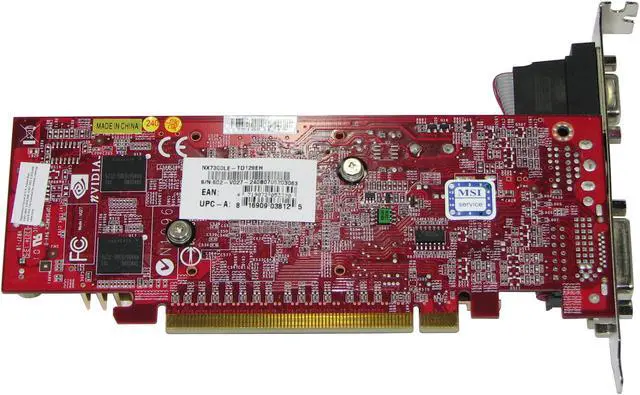 Alt view image 3 of 3 - MSI GeForce 7300LE 128MB GDDR2 PCI Express x16 Graphics Card NX7300LE-TD128EH
