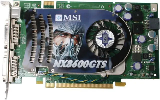 Alt view image 3 of 8 - MSI GeForce 8600 GTS 256MB GDDR3 PCI Express x16 SLI Support Graphics Card NX8600GTS-T2D256E HD OC
