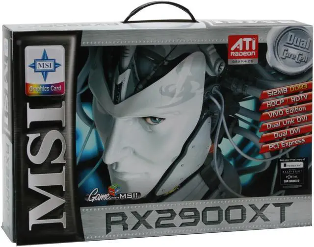 Alt view image 7 of 7 - MSI Radeon HD 2900XT 512MB GDDR3 PCI Express x16 CrossFireX Support Graphics Card RX2900XT-VT2D512E
