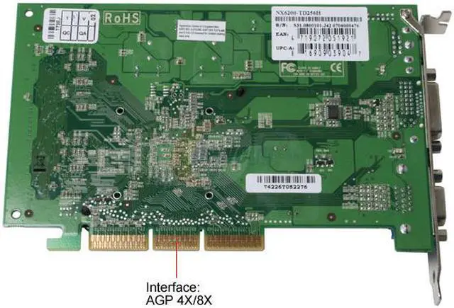 Alt view image 4 of 7 - MSI GeForce 6200LE 256MB GDDR2 AGP 4X/8X Graphics Card NX6200-TD256H