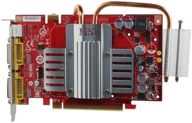 Alt view image 3 of 5 - MSI GeForce 8600 GT 256MB GDDR3 PCI Express x16 SLI Support Graphics Card NX8600GT-T2D256EZ