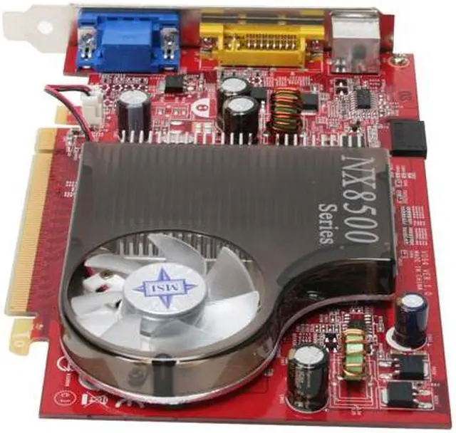 Alt view image 4 of 4 - MSI GeForce 8500 GT 256MB GDDR3 PCI Express x16 SLI Support Graphics Card NX8500GT-TD256E OC