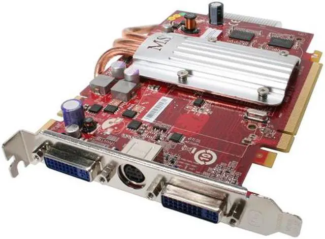 Main image of MSI RX2600XT-T2D512EZ Radeon HD 2600XT 512MB 128-bit GDDR3 PCI Express x16 HDCP Ready CrossFire Supported Silent Heat Pipe Video Card