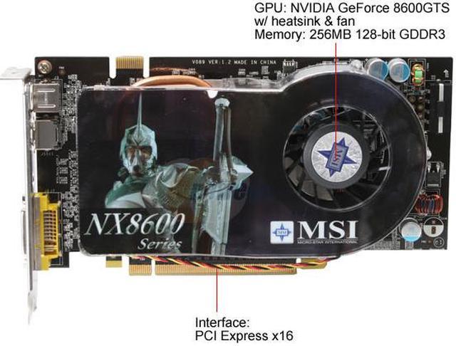 Msi nx8600 online series