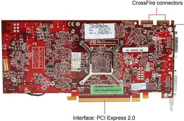 Alt view image 4 of 7 - MSI Radeon HD 3850 256MB GDDR3 PCI Express 2.0 x16 CrossFireX Support Graphics Card RX3850-T2D256E OC