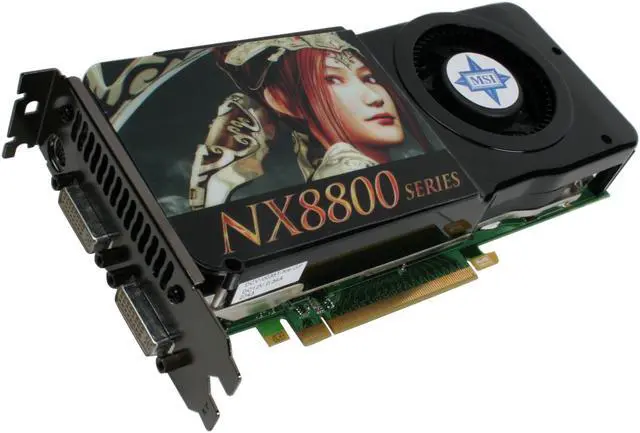 Main image of MSI GeForce 8800GTS (G92) 512MB GDDR3 PCI Express 2.0 x16 SLI Support Graphics Card NX8800GTS-T2D512E OC