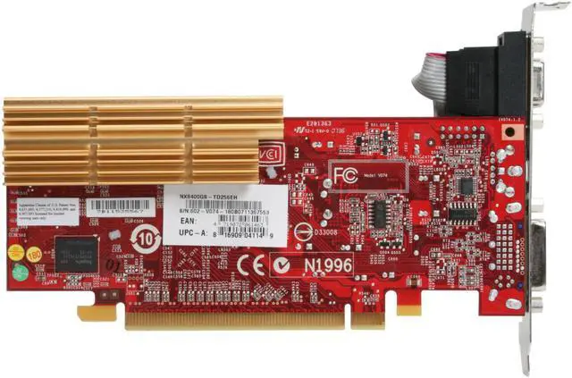 Alt view image 4 of 6 - MSI GeForce 8400 GS 256MB GDDR2 PCI Express x16 Graphics Card NX8400GS-TD256EH
