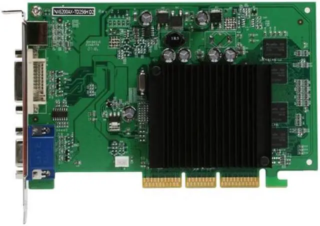 Alt view image 3 of 6 - MSI GeForce 6200 256MB GDDR2 AGP 8X Graphics Card NX6200AX-TD256H D2