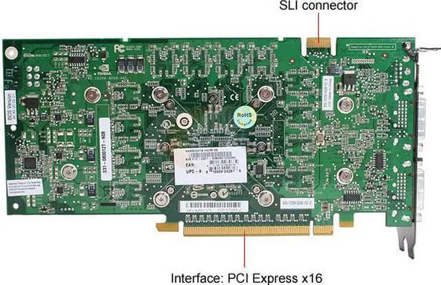 Alt view image 4 of 7 - MSI GeForce 8800 GTS 640MB GDDR3 PCI Express x16 SLI Support Graphics Card NX8800GTS 640M OC