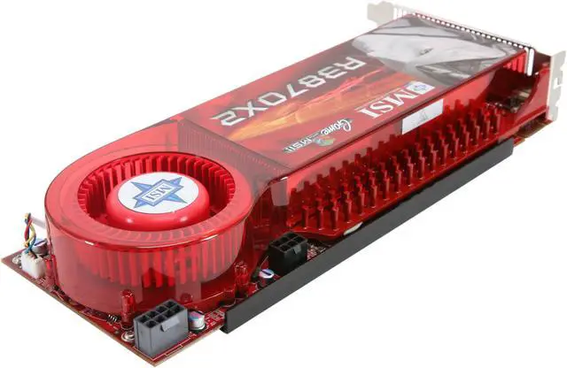 Alt view image 5 of 6 - MSI Radeon HD 3870 X2 1GB GDDR3 PCI Express 2.0 x16 CrossFireX Support Graphics Card RX3870X2-T2D1G OC