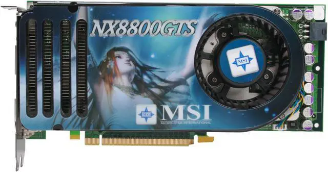 Alt view image 3 of 8 - MSI GeForce 8800 GTS 320MB GDDR3 PCI Express x16 SLI Support Graphics Card NX8800GTS-T2D320E-HD-OC