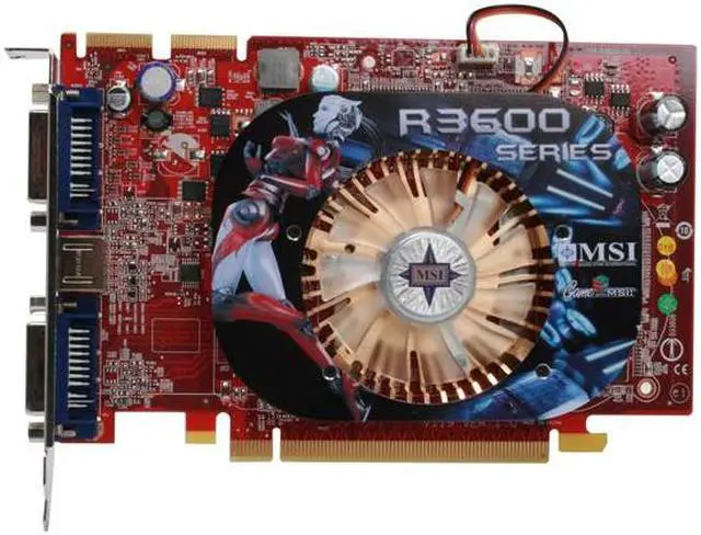Alt view image 3 of 6 - MSI Radeon HD 3650 512MB GDDR3 PCI Express 2.0 x16 CrossFireX Support Graphics Card R3650-T2D512 OC