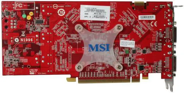 Alt view image 4 of 6 - MSI GeForce 9600 GT 512MB GDDR3 PCI Express 2.0 x16 SLI Support Graphics Card N9600GT 512M OC