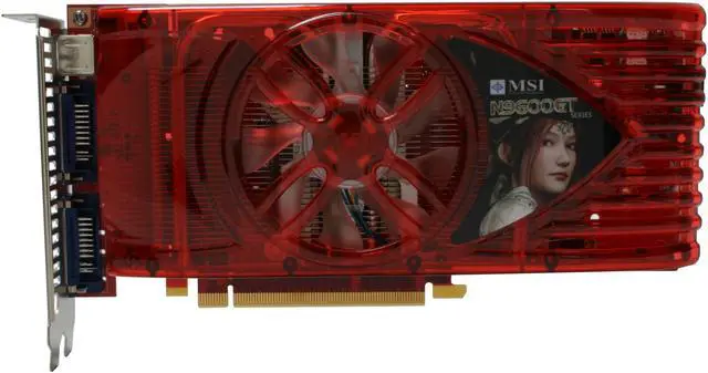 Alt view image 3 of 7 - MSI GeForce 9600 GT 1GB GDDR3 PCI Express 2.0 x16 SLI Support Graphics Card N9600GT-T2D1G OC