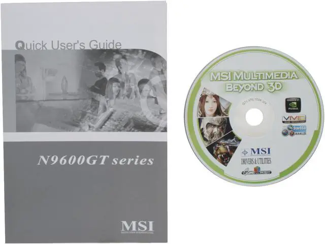 Alt view image 6 of 7 - MSI GeForce 9600 GT 1GB GDDR3 PCI Express 2.0 x16 SLI Support Graphics Card N9600GT-T2D1G OC