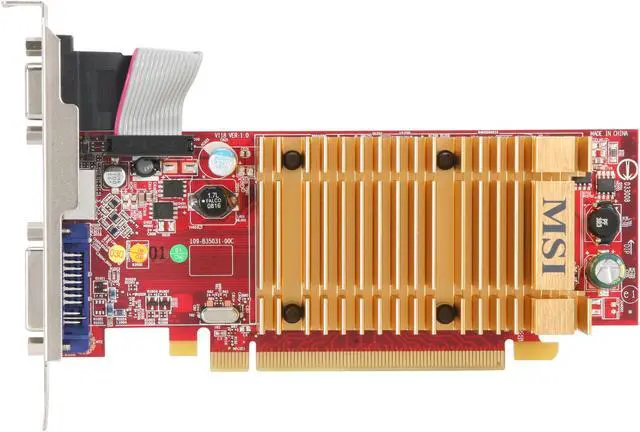 Alt view image 3 of 5 - MSI Radeon HD 3450 256MB GDDR2 PCI Express 2.0 x16 Graphics Card R3450-TD256H