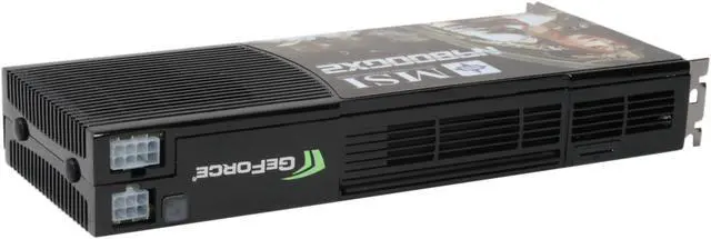 Alt view image 5 of 8 - MSI GeForce 9800 GX2 1GB (512MB per GPU) GDDR3 PCI Express 2.0 x16 SLI Support Graphics Card N9800GX2-M2D1G