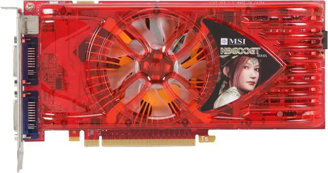 Alt view image 3 of 6 - MSI GeForce 9600 GT 512MB GDDR3 PCI Express 2.0 x16 SLI Support Graphics Card N9600GT 512M