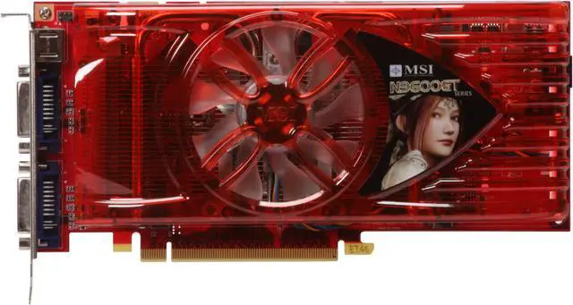 Alt view image 3 of 6 - MSI GeForce 9600 GT 512MB GDDR3 PCI Express 2.0 x16 SLI Support Graphics Card N9600GT-T2D512E