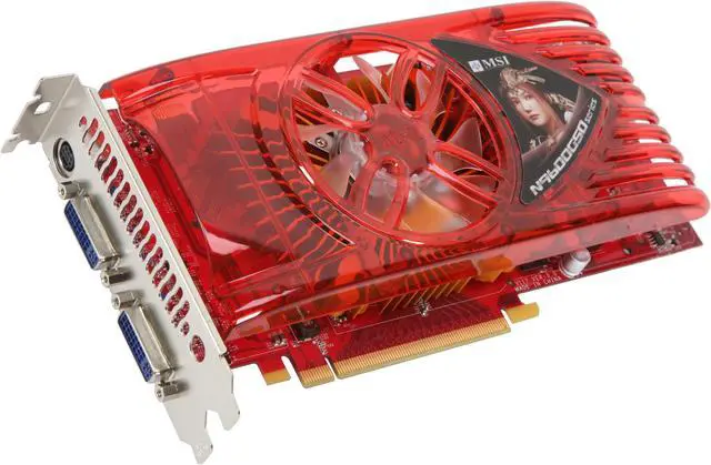 Main image of MSI GeForce 9600 GSO 384MB GDDR3 PCI Express 2.0 x16 SLI Support Graphics Card N9600GSO-T2D384 OC