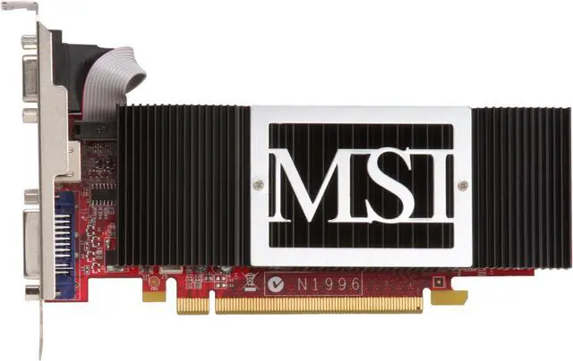 Alt view image 3 of 5 - MSI GeForce 8400 GS 256MB GDDR2 PCI Express 2.0 x16 Graphics Card N8400GS-TD256H