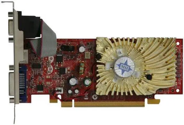 Alt view image 3 of 4 - MSI GeForce 8400 GS 256MB GDDR2 PCI Express 2.0 x16 Low Profile Ready Graphics Card N8400GS-TD256