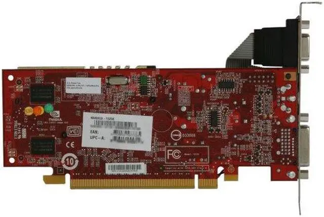 Alt view image 4 of 4 - MSI GeForce 8400 GS 256MB GDDR2 PCI Express 2.0 x16 Low Profile Ready Graphics Card N8400GS-TD256