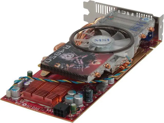 Alt view image 5 of 6 - MSI Radeon HD 4850 512MB GDDR3 PCI Express 2.0 x16 CrossFireX Support Graphics Card R4850-512M