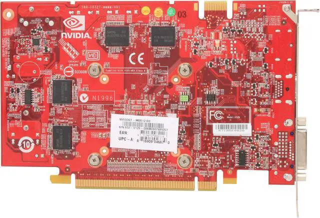 Alt view image 4 of 5 - MSI GeForce 9500 GT 512MB GDDR3 PCI Express 2.0 x16 SLI Support Graphics Card N9500GT MD512 D3