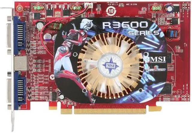 Alt view image 3 of 5 - MSI Radeon HD 3650 512MB GDDR2 PCI Express 2.0 x16 CrossFireX Support Graphics Card R3650-T2D512-OC/D2