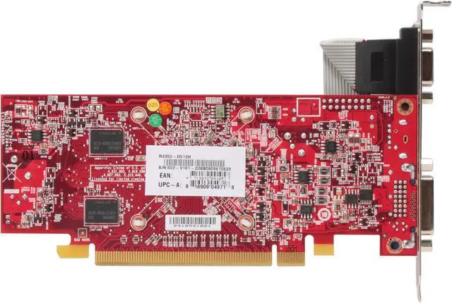 Alt view image 4 of 5 - MSI Radeon HD 4350 512MB GDDR2 PCI Express 2.0 x16 Graphics Card R4350-D512H