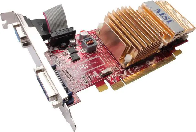 Main image of MSI Radeon HD 4350 256MB GDDR2 PCI Express 2.0 x16 Graphics Card R4350-D256H