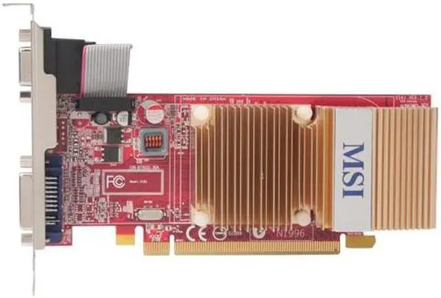 Alt view image 3 of 5 - MSI Radeon HD 4350 256MB GDDR2 PCI Express 2.0 x16 Graphics Card R4350-D256H