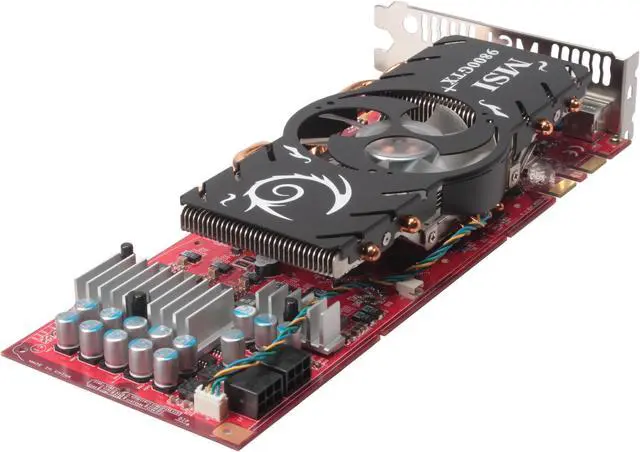 Alt view image 5 of 6 - MSI GeForce 9800 GTX+ 512MB GDDR3 PCI Express 2.0 x16 SLI Support Graphics Card N9800GTX Plus-512M OC