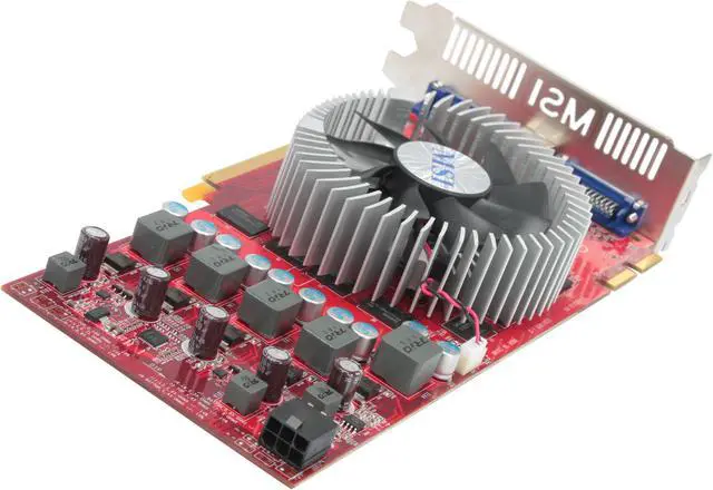 Alt view image 5 of 6 - MSI Radeon HD 4830 512MB GDDR3 PCI Express 2.0 x16 CrossFireX Support Graphics Card R4830-T2D512 OC