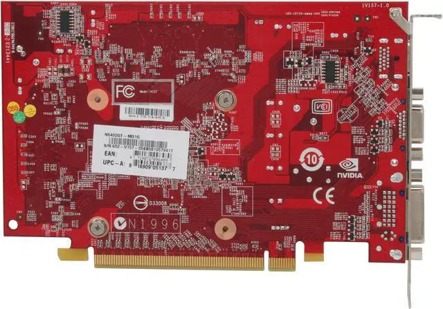 Alt view image 3 of 4 - MSI GeForce 9400 GT 1GB GDDR2 PCI Express 2.0 x16 Graphics Card N9400GT-MD1G