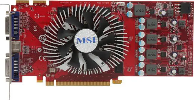 Alt view image 3 of 6 - MSI Radeon HD 4830 1GB GDDR3 PCI Express 2.0 x16 CrossFireX Support Graphics Card R4830-T2D1G OC