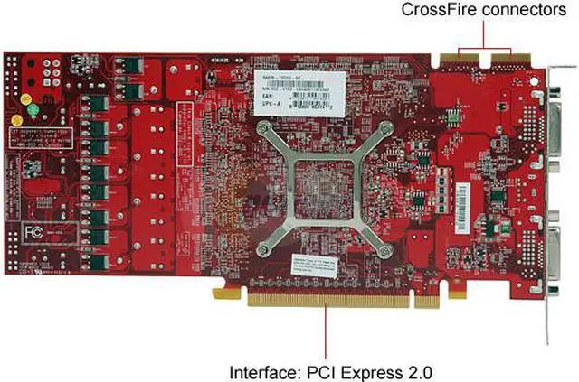 Alt view image 4 of 6 - MSI Radeon HD 4830 1GB GDDR3 PCI Express 2.0 x16 CrossFireX Support Graphics Card R4830-T2D1G OC