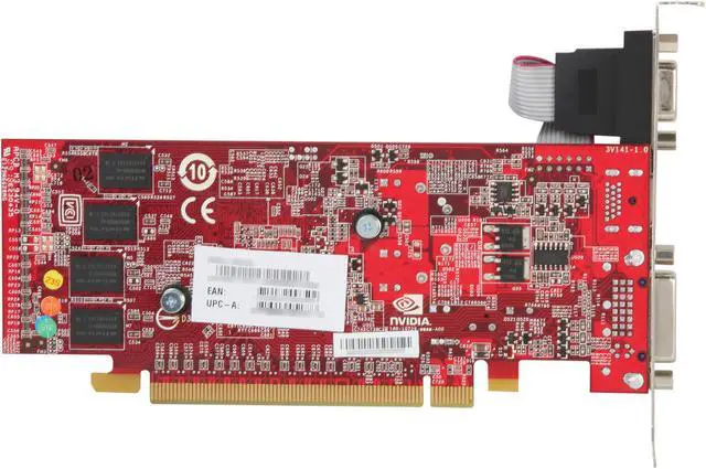 Alt view image 4 of 5 - MSI GeForce 9400 GT 512MB GDDR2 PCI Express 2.0 x16 Low Profile Ready Graphics Card N94GT-MD512
