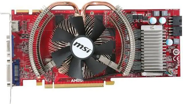 Alt view image 3 of 4 - MSI Radeon HD 4870 1GB GDDR5 PCI Express 2.0 x16 CrossFireX Support Graphics Card R4870-MD1G