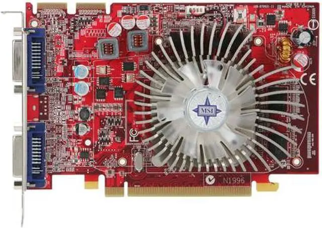 Alt view image 3 of 4 - MSI Radeon HD 4670 512MB GDDR3 PCI Express 2.0 x16 CrossFireX Support Graphics Card R4670-2D512/D3