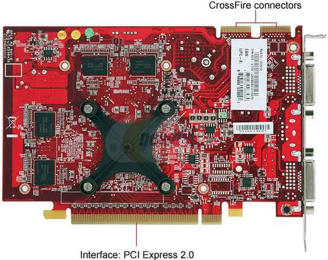Alt view image 4 of 4 - MSI Radeon HD 4670 512MB GDDR3 PCI Express 2.0 x16 CrossFireX Support Graphics Card R4670-2D512/D3