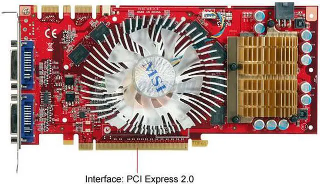 Alt view image 3 of 5 - MSI GeForce GTS 250 512MB GDDR3 PCI Express 2.0 x16 Graphics Card N250GTS-2D512-OC